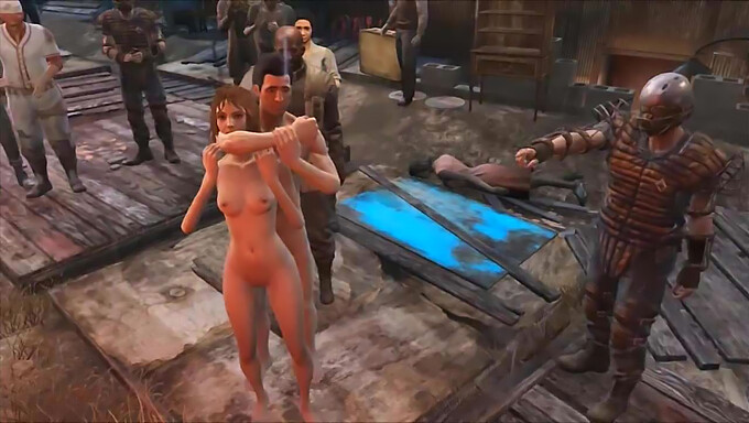 Csoportos Szex A Diamond City-Ben Fallout 4 Animációs Videóban