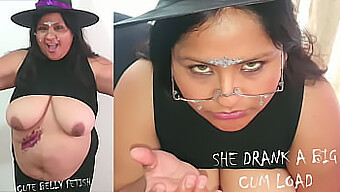 Gros Seins Et Avaler Du Sperme Dans Cette Vidéo D'Halloween