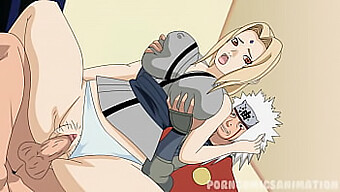 Hentai Milf Tsunade ได้รับการรักษาแบบหยาบและฮาร์ดคอร์จาก Jiraiya