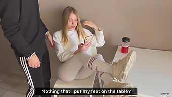 Teen Girlfriend Gets Punished For Disobedience With Rough Foot Fetish Sex