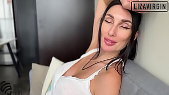 Milf Liza Virgin Gets Cum On Her Tits From Stepson In Homemade Video